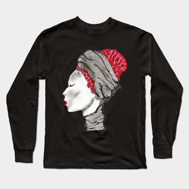 Nyako Long Sleeve T-Shirt by Izakmugwe